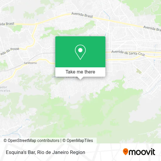 Esquina's Bar map