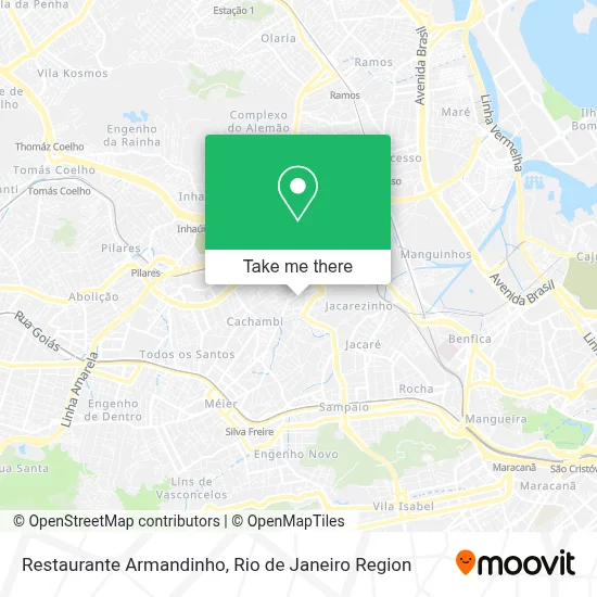 Restaurante  Armandinho map