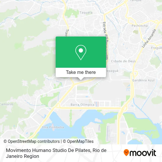 Movimento Humano Studio De Pilates map