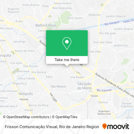 Frisson Comunicação Visual map