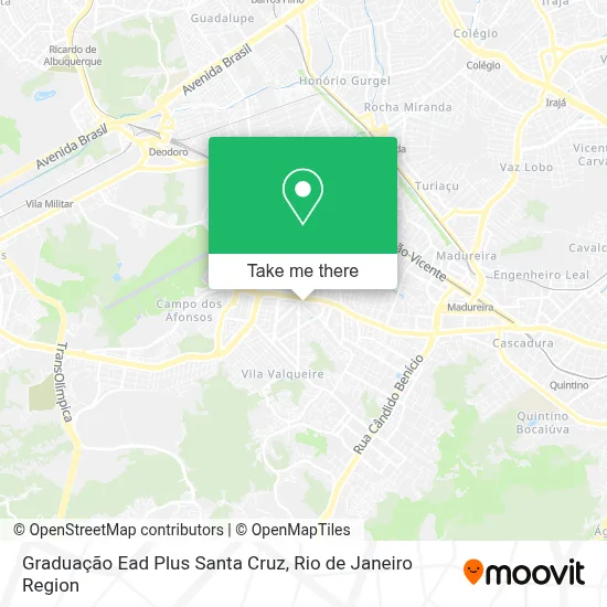 Graduação Ead Plus Santa Cruz map
