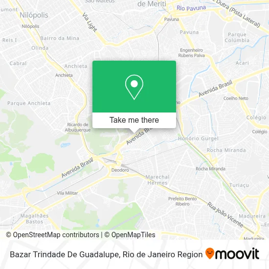 Bazar Trindade De Guadalupe map