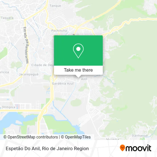 Espetão Do Anil map
