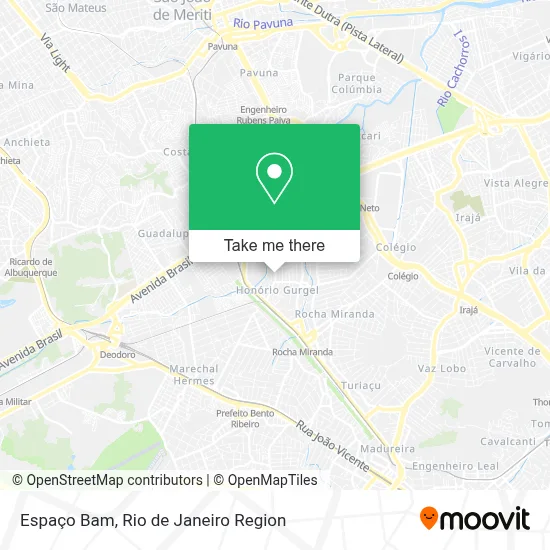 Espaço  Bam map