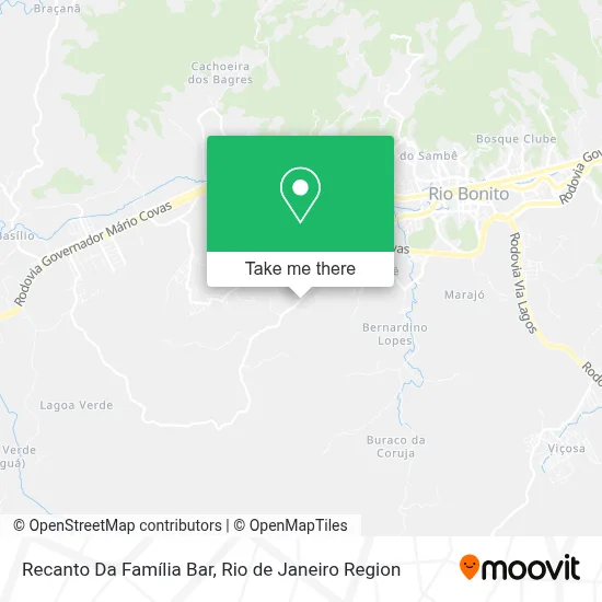 Recanto Da Família Bar map