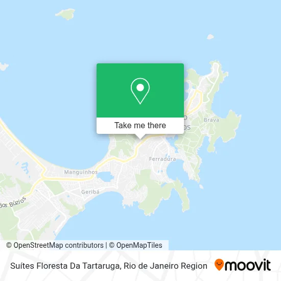 Suítes Floresta Da Tartaruga map