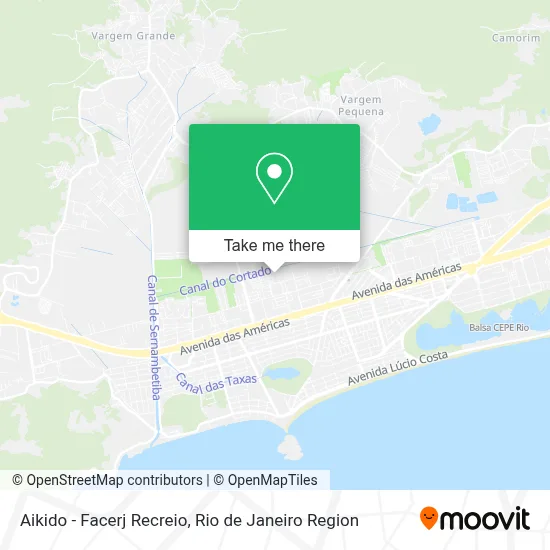 Aikido - Facerj Recreio map
