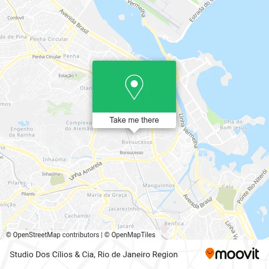 Studio Dos Cílios & Cia map