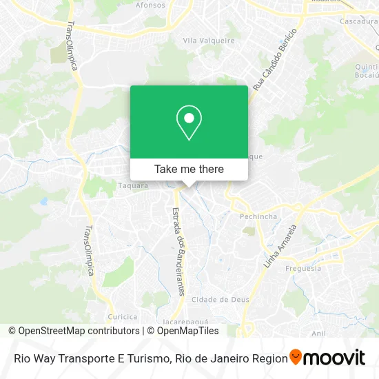 Rio Way Transporte E Turismo map