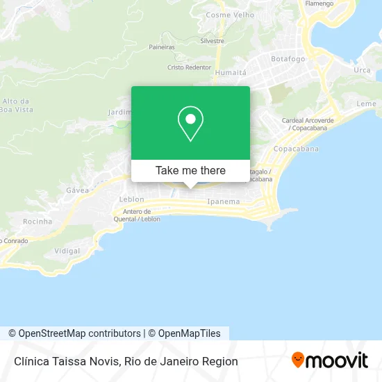 Clínica Taissa Novis map