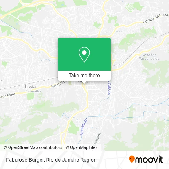 Fabuloso Burger map