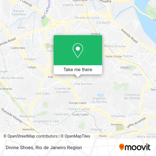 Divine Shoes map