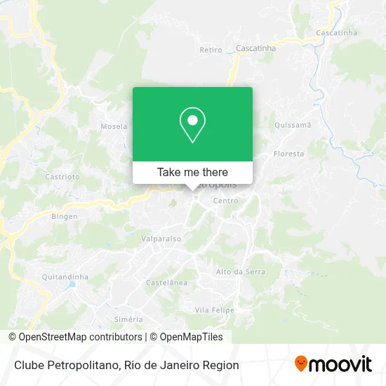 Clube Petropolitano map
