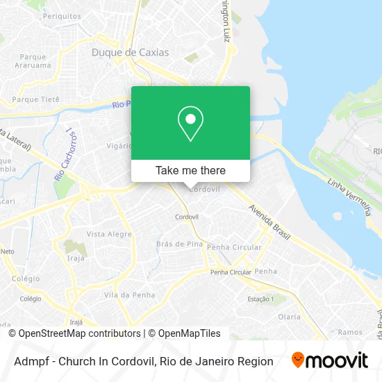 Admpf - Church In Cordovil map
