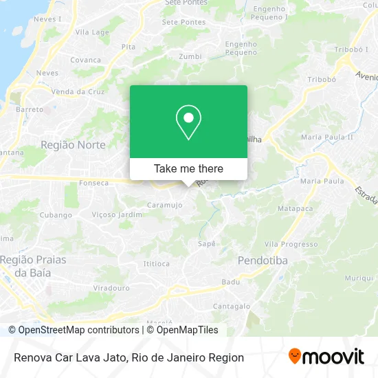 Renova Car Lava Jato map