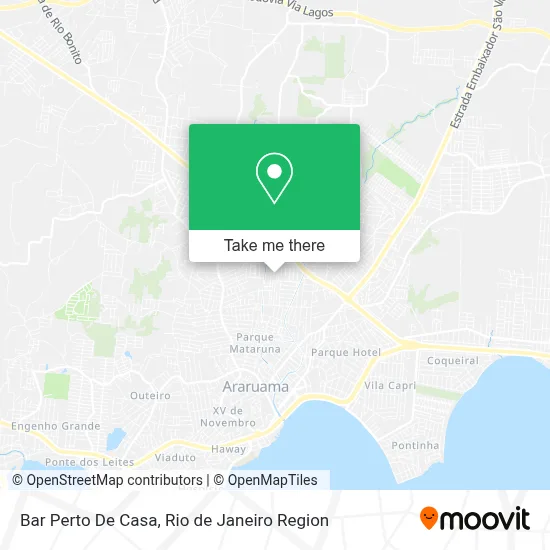 Bar Perto De Casa map