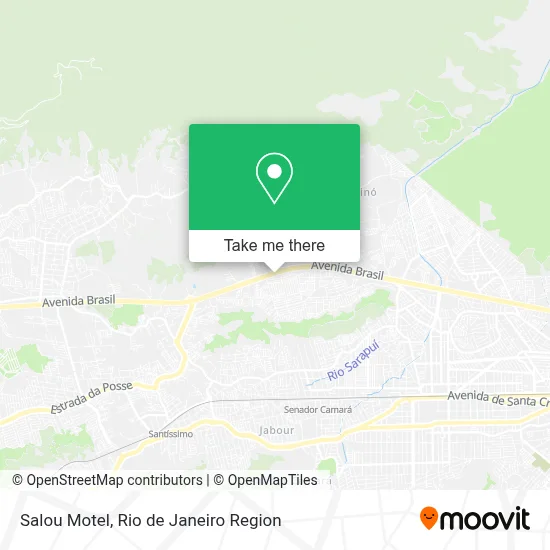 Salou Motel map