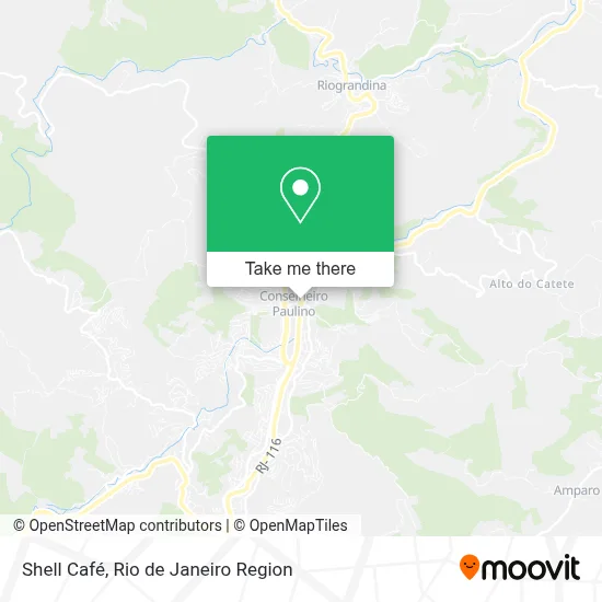Shell Café map