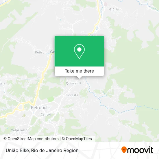 União Bike map