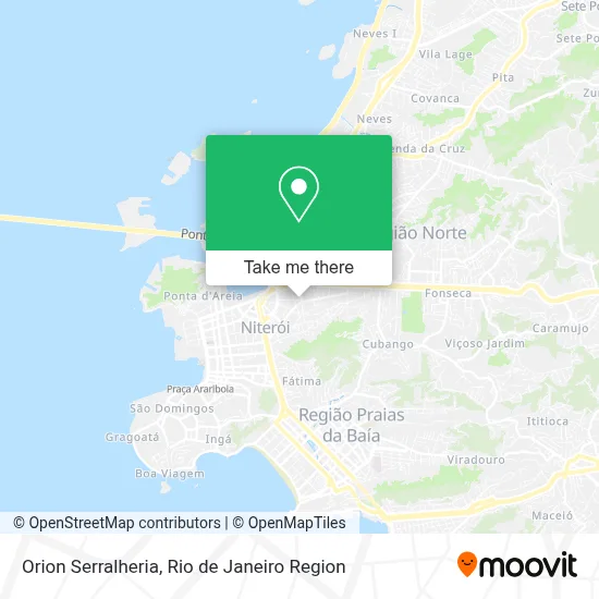 Orion Serralheria map