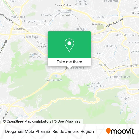 Drogarias Meta Pharma map