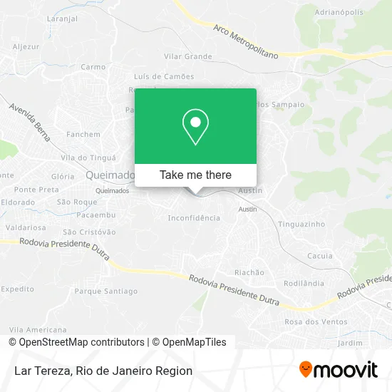 Lar Tereza map