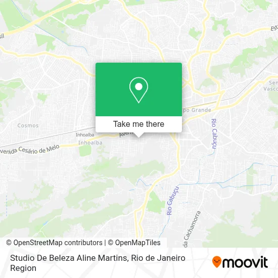 Studio De Beleza Aline Martins map