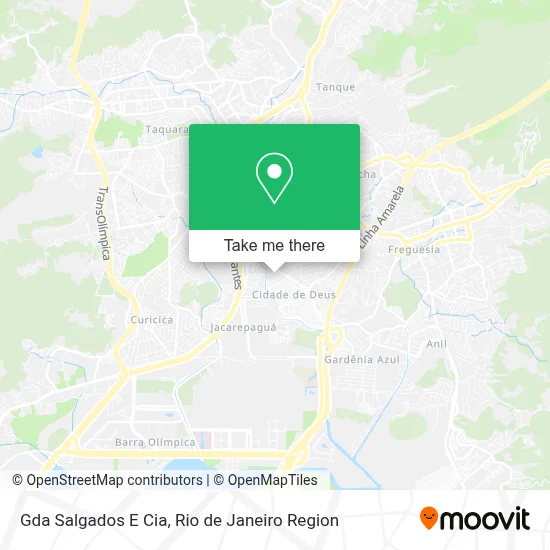 Gda Salgados E Cia map