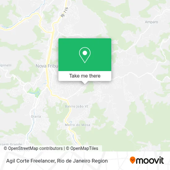 Agil Corte Freelancer map