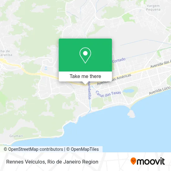 Rennes Veículos map