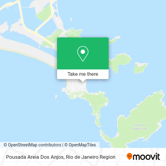 Pousada Areia Dos Anjos map