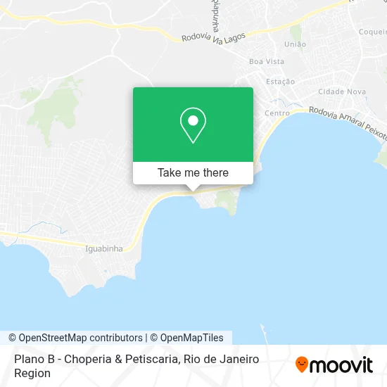 Plano B - Choperia & Petiscaria map