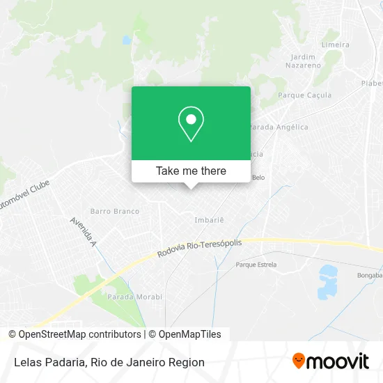 Lelas Padaria map