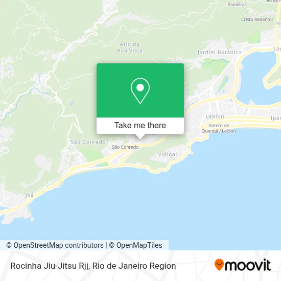 Rocinha Jiu-Jitsu Rjj map