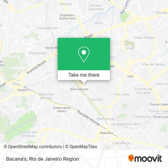 Bacana's map