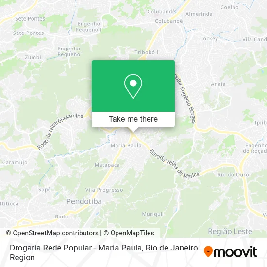 Drogaria Rede Popular - Maria Paula map