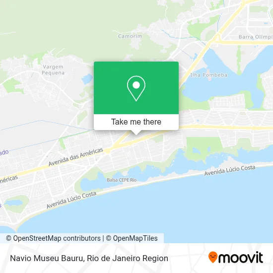 Navio Museu Bauru map