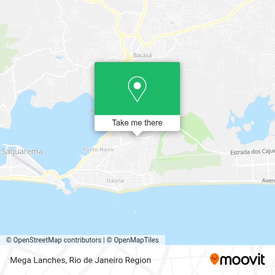 Mega Lanches map
