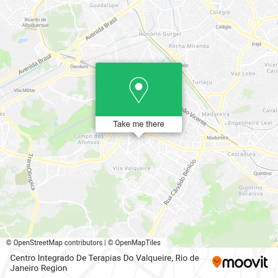 Centro Integrado De Terapias Do Valqueire map