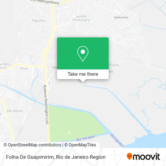 Folha De Guapimirim map