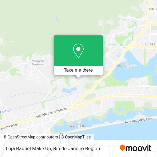Loja Raquel Make Up map