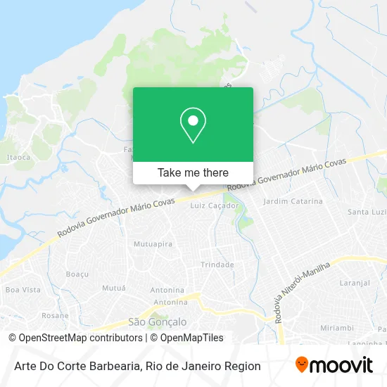 Arte Do Corte Barbearia map