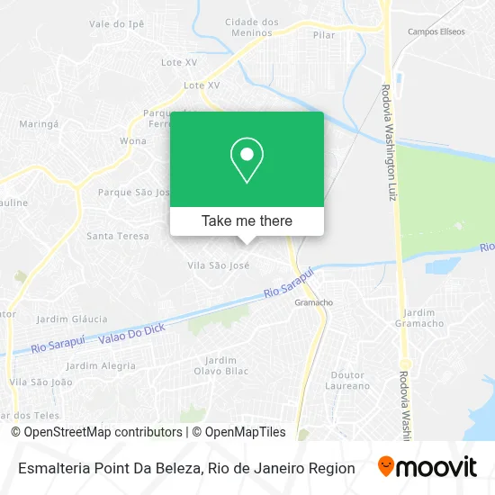 Esmalteria Point Da Beleza map