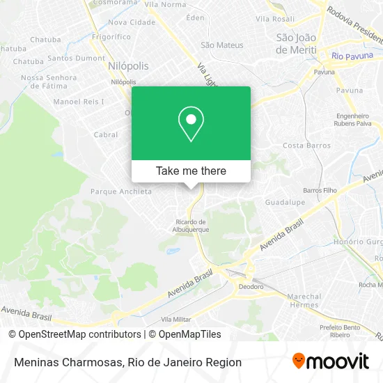 Meninas Charmosas map