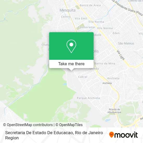 Secretaria De Estado De Educacao map