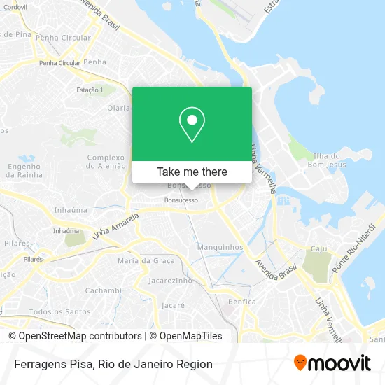Ferragens Pisa map