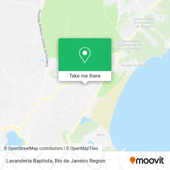 Lavanderia Baptista map