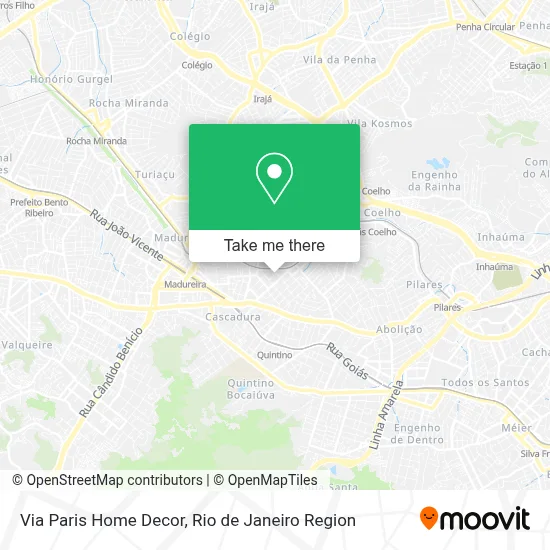 Via Paris Home Decor map