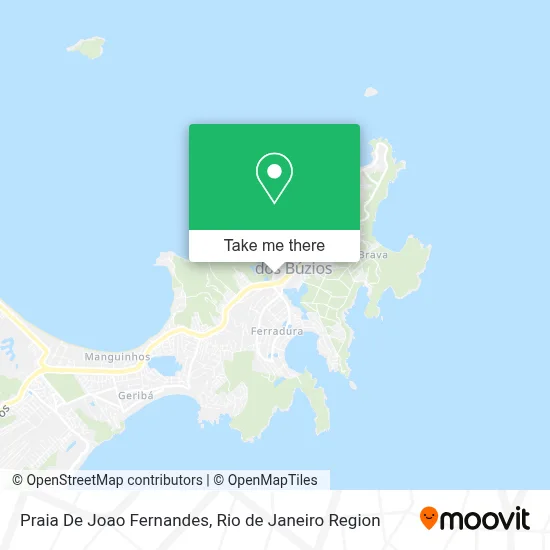 Praia De Joao Fernandes map