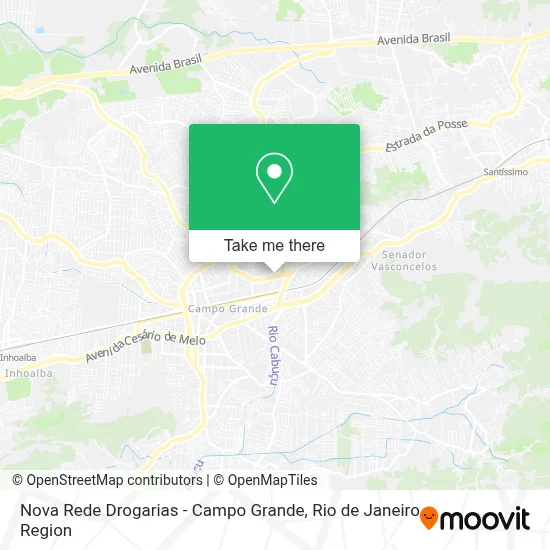 Nova Rede Drogarias - Campo Grande map